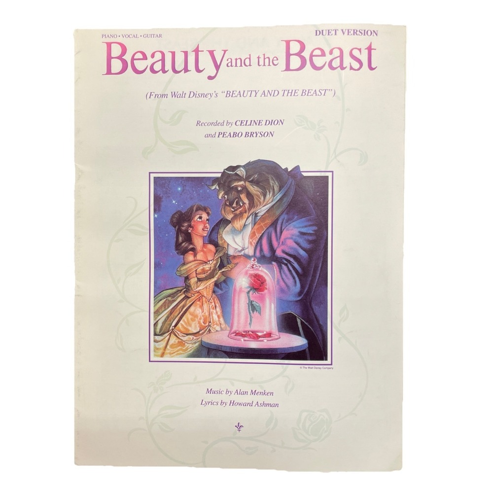 Disney Beauty And The Beast Duet Version Sheet Music